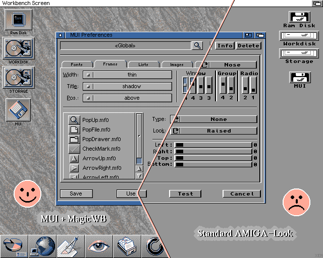 The MUI toolkit for the Amiga